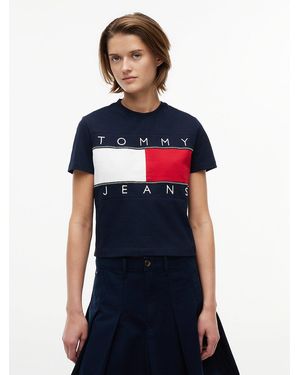 Tommy Hilfiger Tommy Flag T-Shirt - Blue