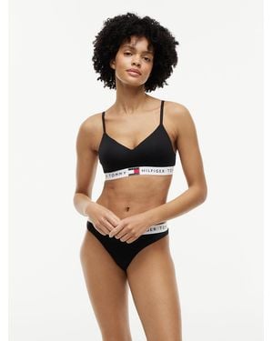 Tommy Hilfiger Heritage Moulded Push-up Bralette - Black