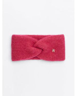 Tommy Hilfiger Twist Front Knit Headband - Pink