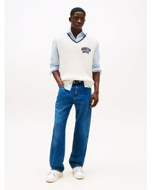 Tommy Hilfiger Otis Faded Regular Straight Leg Jeans - Blue