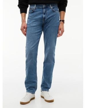 Tommy Hilfiger Denton Faded Straight Leg Jeans - Blue