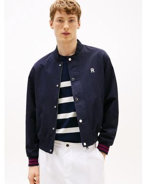 Tommy Hilfiger Reversible Bomber Jacket - Blue