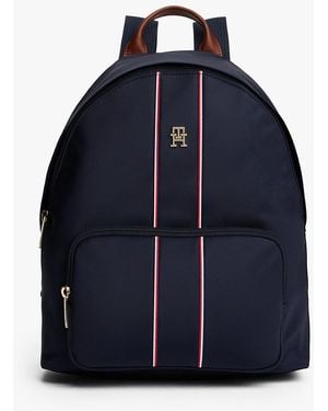 Tommy Hilfiger Signature Tape Dome Backpack - Blue