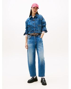 Tommy Hilfiger Tapered Balloon Leg Jeans - Blue