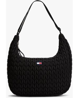 Tommy Hilfiger Quilted Crossbody Bag - Black