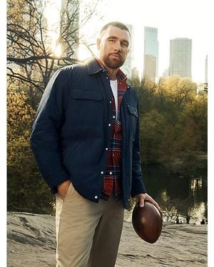 Tommy Hilfiger Packable Lightweight Shirt Jacket - Blue