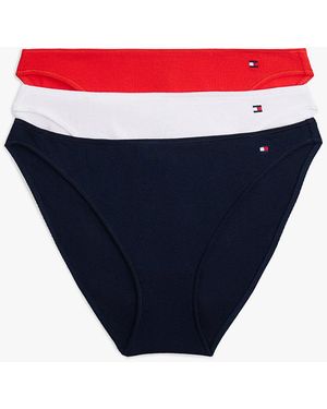 Tommy Hilfiger 3-Pack Hilfiger Flag Briefs - Blue