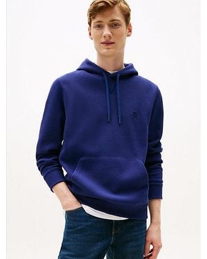 Tommy Hilfiger Th Monogram Hoodie - Blau