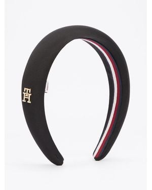 Tommy Hilfiger Chic Th Monogram Headband - Black