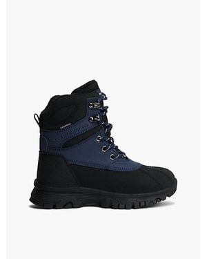 Tommy Hilfiger Waterproof Warm Lined Lace Up Boots - Black