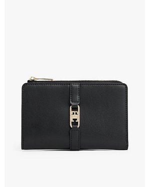 Tommy Hilfiger Cartera Plegable Con Monograma Th - Negro