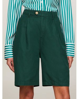 Tommy Hilfiger Flag Relaxed Bermuda Shorts - Green