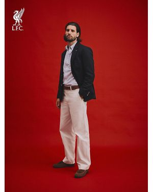 Tommy Hilfiger Blazer New York Label Regular Fit Con Stemma - Rosso