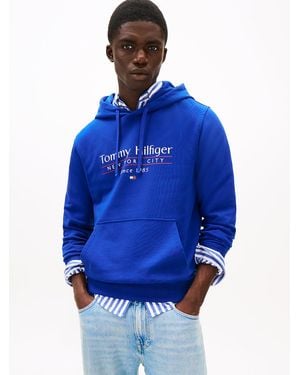 Pink tommy hilfiger hoodie mens sale