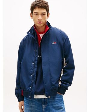 Tommy Hilfiger Flag Badge Back Logo Water Repellent Jacket - Blue