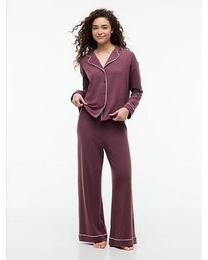 Tommy Hilfiger Essential Piping Relaxed Pyjama Set - Red