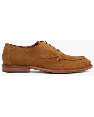 Tommy Hilfiger Suede Lace-up Derby Shoes - Brown