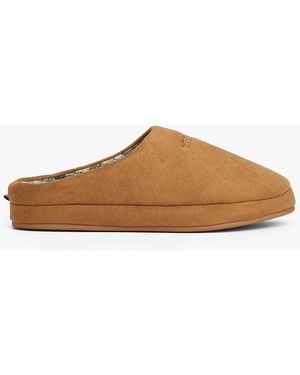 Tommy Hilfiger Slippers Con Interno Caldo - Marrone