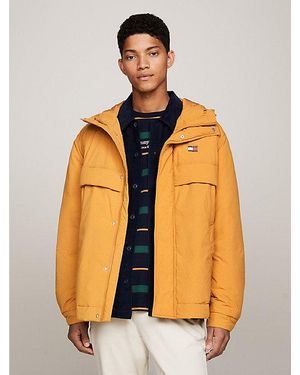 Tommy Hilfiger Cortavientos Chicago Acolchado Oversize - Naranja