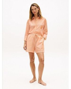 Tommy Hilfiger Seersucker Short - Wit