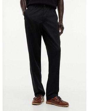 Tommy Hilfiger Dover Regular Fit Stretch-Chinos Aus Twill - Schwarz