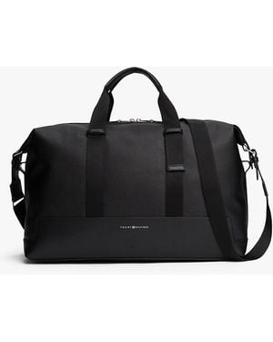 Tommy Hilfiger Borsone Modern Con Tracolla E Logo - Nero