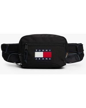 Tommy Hilfiger Sac Banane Archive À Cordon De Serrage - Noir