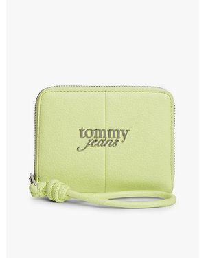 Tommy Hilfiger Cartera Con Cierre De Cremallera Y Logo - Verde
