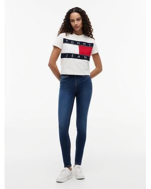 Tommy Hilfiger Nora Mid Rise Skinny Jeans - Blue