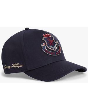 Tommy Hilfiger Heritage Logo Patch Embroidery Baseball Cap - Blue