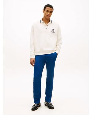 Tommy Hilfiger Denton Slim Straight Twill Chinos - Blue