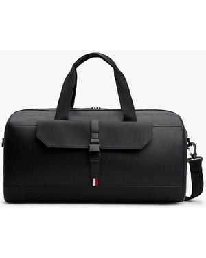 Tommy Hilfiger Metal Logo Crossbody Duffel Bag - Black