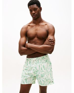 Tommy Hilfiger Essential Print Mid Length Swim Shorts - Multicolour