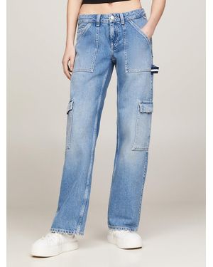 Tommy Hilfiger Sophie Low Rise Straight Carpenter Jeans - Blue