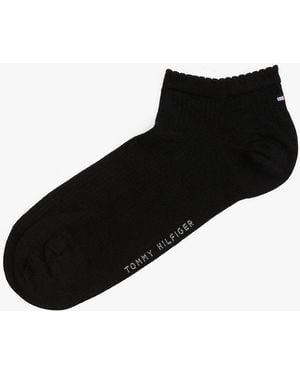 Tommy Hilfiger 1-pack Ribbed Trainer Socks - Black