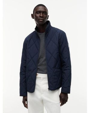 Tommy Hilfiger Diamond Quilted Zip-Thru Jacket - Blue