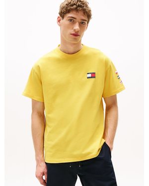 Tommy Hilfiger T-Shirt Décontracté À Logo Au Dos Hilfiger Sailing - Jaune
