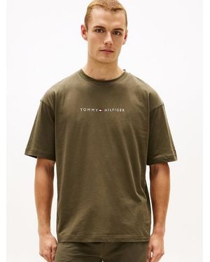 Tommy Hilfiger Th Original Logo Lounge T-Shirt - Green