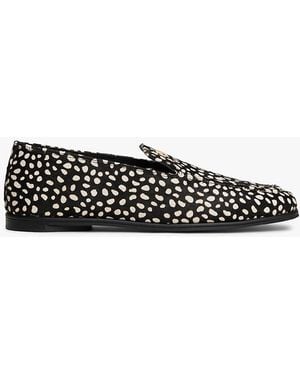 Tommy Hilfiger Snow Leopard Print Loafers - White