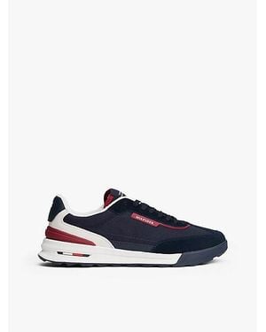 Tommy Hilfiger Rutschhemmender Retro-Sneaker Mit Wildleder - Blau