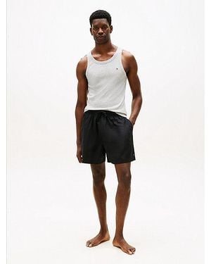 Tommy Hilfiger Original Pyjama Met Tanktop En Short - Wit