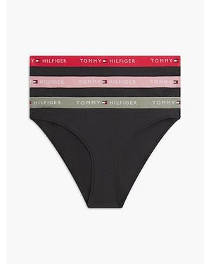 Tommy Hilfiger 3 Pack Bikini (Ext.Sizes) - Wit