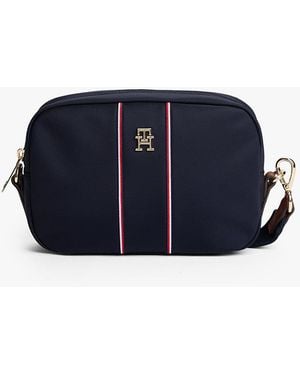 Tommy Hilfiger Th Monogram Crossbody Camera Bag - Blue