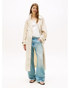 Tommy Hilfiger Trench Oversize Leggero - Blu