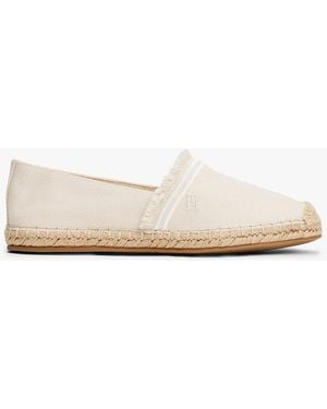 Tommy Hilfiger Fringe Canvas Espadrilles - Blue