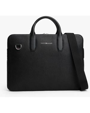 Tommy Hilfiger Borsa Per Laptop Th Business - Nero