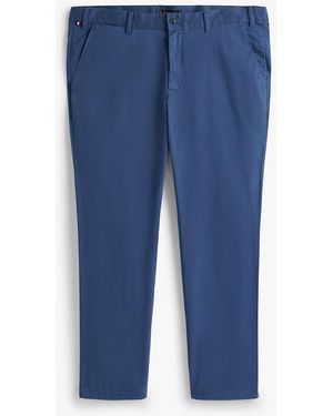 Tommy Hilfiger Satin Straight Leg Chinos - Blue