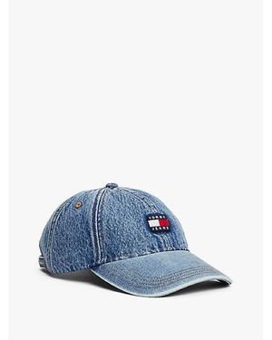 Tommy Hilfiger Gorra De Béisbol Heritage En Tejido Denim - Azul