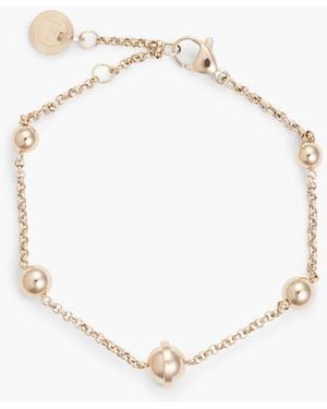 Tommy Hilfiger Ionic Carnation Gold-plated Orb Bracelet - Natural
