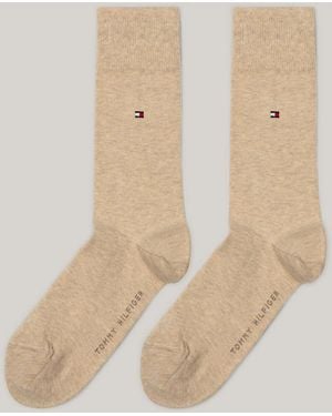 Tommy Hilfiger Lot de 2 paires de chaussettes classiques - Neutre